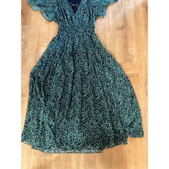 La Ligne Green and Blue Maxi Dress - Picture 8 of 10